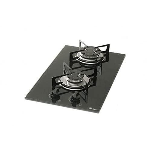 FISCHER COOKTOP À GÁS 2 BOCAS MESA VIDRO PRETO BIVOLT - 7726-11474