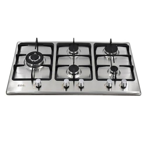 Cooktop a Gás 05 Bocas Eos Inox 90cm Ecg05ib Bivolt