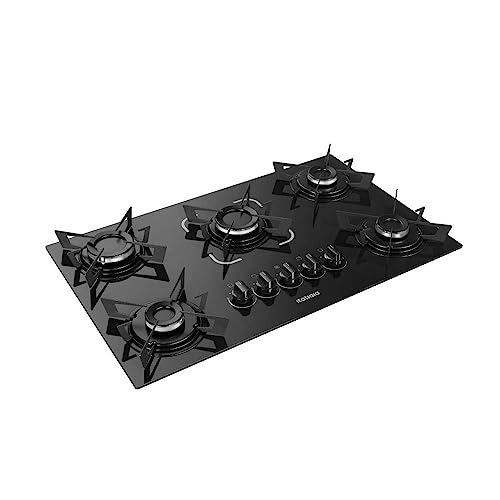 Cooktop Itatiaia Electra 5 Bocas Mesa de Vidro Temperado e Acendimento Superautomático