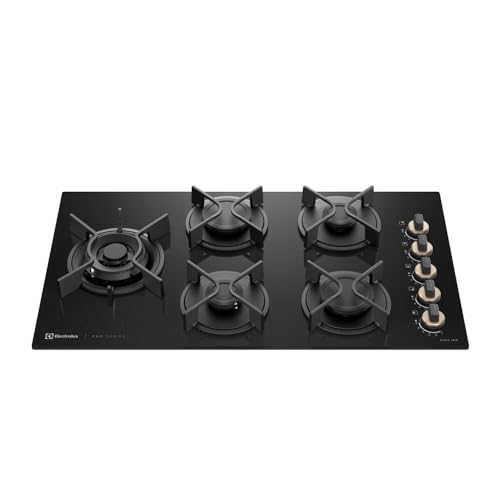 Electrolux Cooktop 5 Bocas a Gás Electrolux Mesa de Vidro Pro Series ChamaPrecisa e Multi Chama (KE5PS) Bivolt