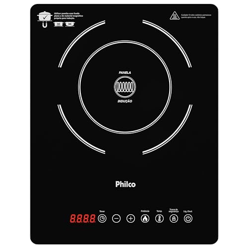 Cooktop de Indução Philco PCT12P 10 Níveis Bivolt
