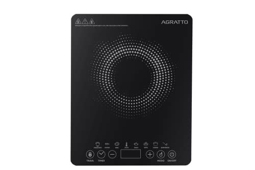 AGRATTO COOKTOP INDUCAO ACKI01I-02 PRETO 1 BOCA 2000W 220V