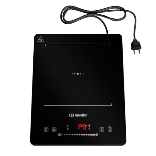 Cooktop de Indução Portátil Mueller 1 Boca MCN1BK Bivolt